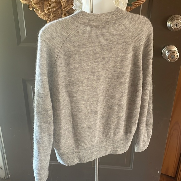 MADEWELL Elliston Crop Sweater Pullover Alpaca Lightweight Sz XS - Picture 6 of 9